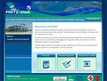 Tablet Screenshot of fritzpak.com